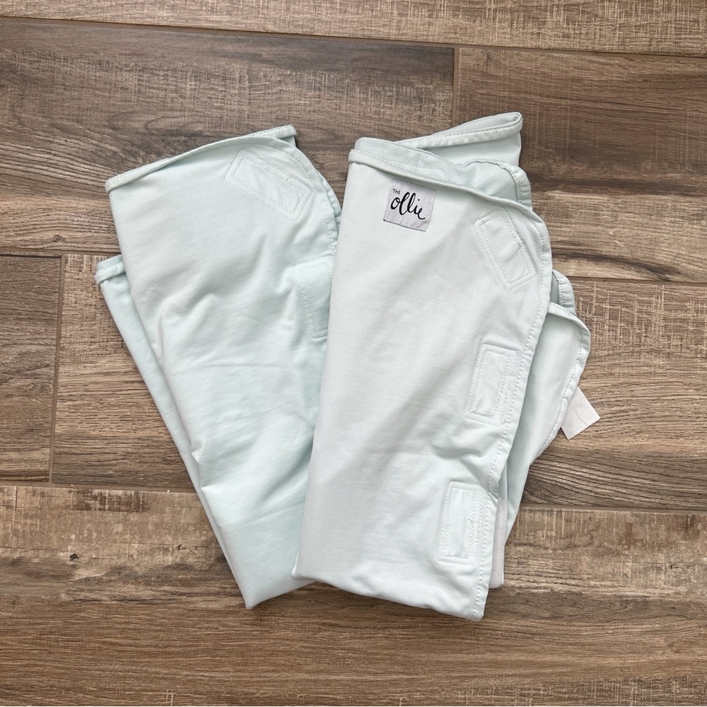 Ollie Swaddles Set of Two Light Blue Sleep Blanket